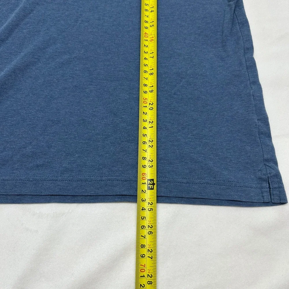 Banana Republic Luxury Touch Polo Shirt Mens Medium Blue Standard Fit Casual